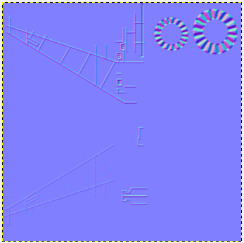 Normal map created in Gimp