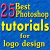 25 tutorials on how to design a Logo in Photoshop