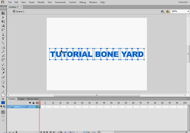 Text Animation In Flash Text Animation In Flash