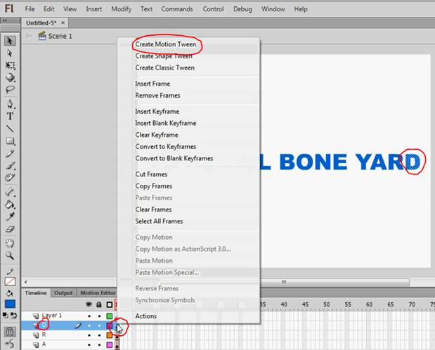 Text Animation In Flash Text Animation In Flash